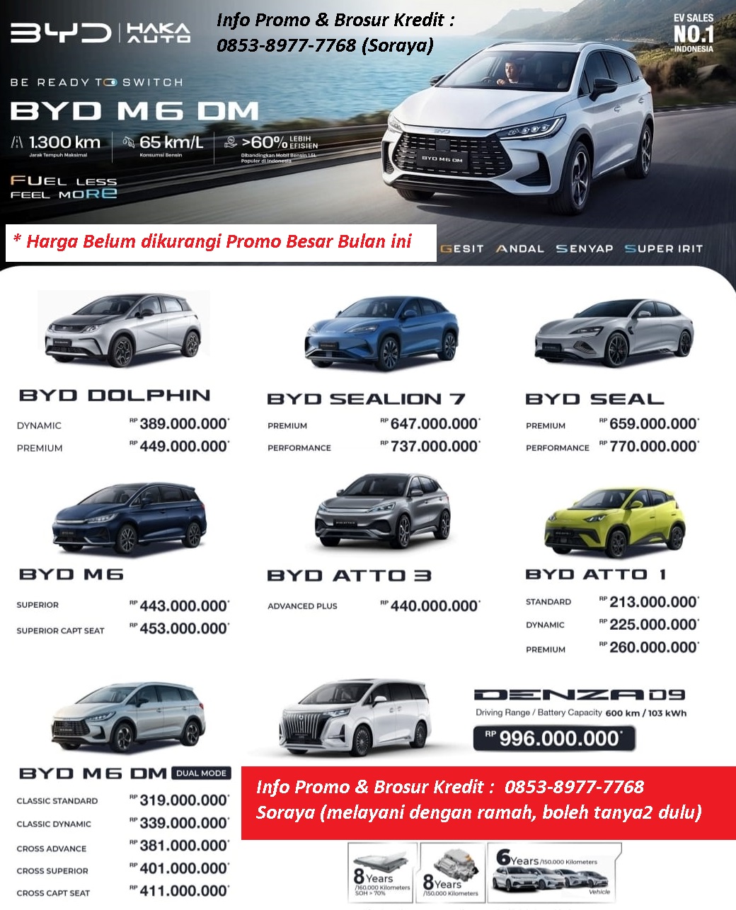 BYD balikpapan brosur harga kredit mobil